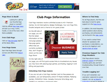 Tablet Screenshot of clubpogo.org